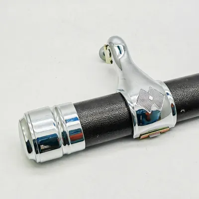Casket handle end tips and funeral casket hardware 8512 in Electronic Plated detail view