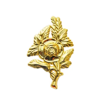 Casket handle set H9002 in plastic material and gold color finish detail