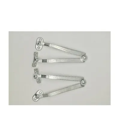 Support Brackets 8515 silver color and casket hardware side view