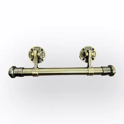 Antique Brass Coffin Handle 1071-2 With Steel Bar and Metal Coffin Handle finish detail