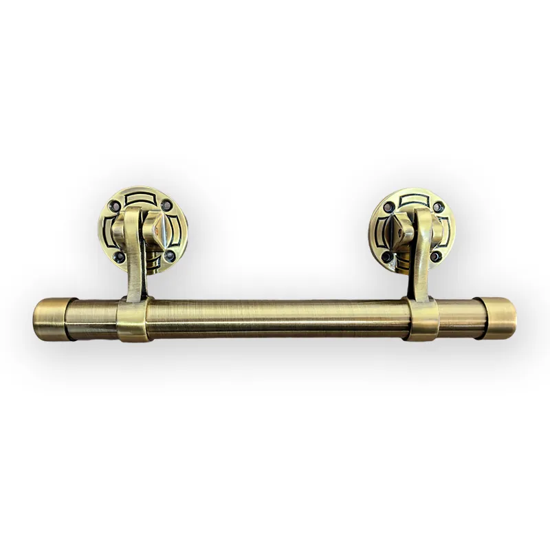Funeral Coffin Handle 1071-3 With 25mm Round Bar and Durable Antique Brass Color