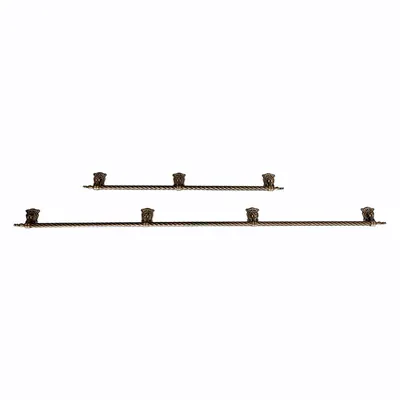 Long Bar Handle for Coffin and Casket 1003E in Customized Length by Electronic Plated to Gold or Antique Color finish detail
