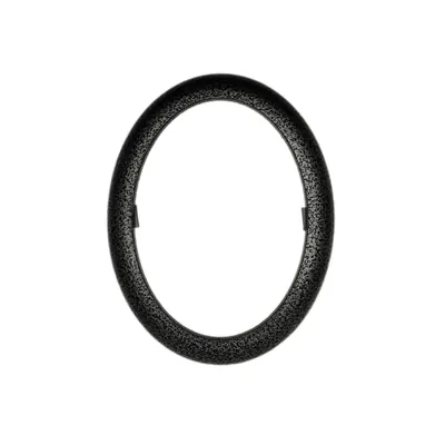 Tombstone Decoration Oval Shape Photo Frame 8044 in Aluminum Alloy finish detail