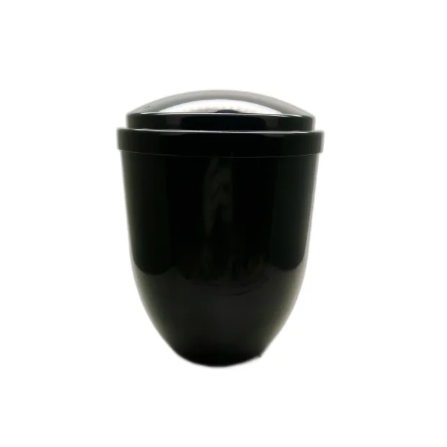 Fuenral Products Plastic Urn for Ash and Capacity 3.3L in Black color (ref PA004)
