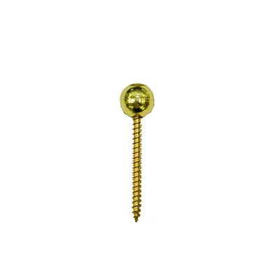 Plastic ball with screw 6105 coffin lid screw and decoration