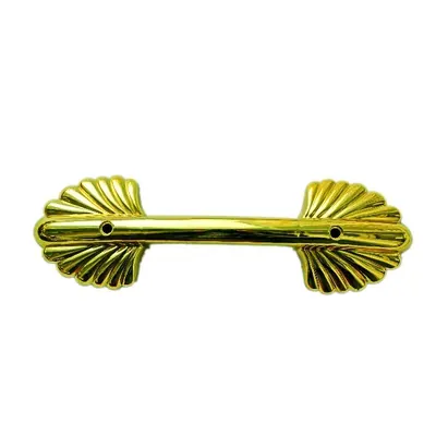 Plastic Handle Decorated H9003 cremation coffin decoration side view
